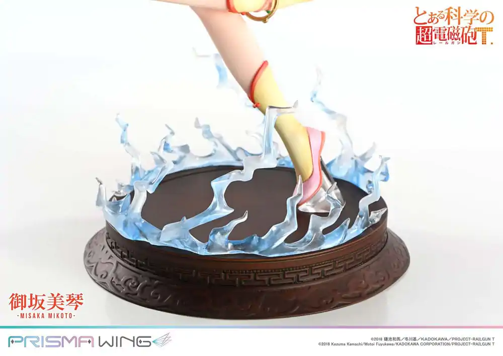 To Aru Kagaku no Railgun Prisma Wing PVC Statue 1/7 Misaka Mikoto Bonus Version 22 cm Produktfoto