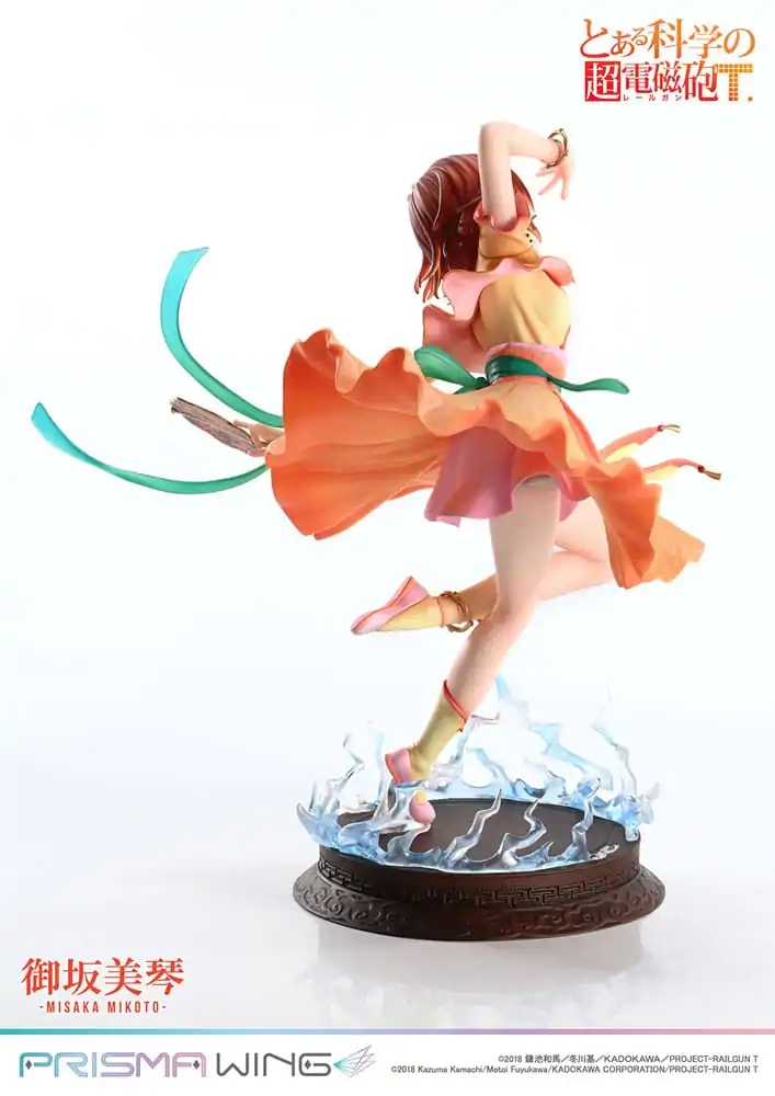 To Aru Kagaku no Railgun Prisma Wing PVC Statue 1/7 Misaka Mikoto Bonus Version 22 cm Produktfoto