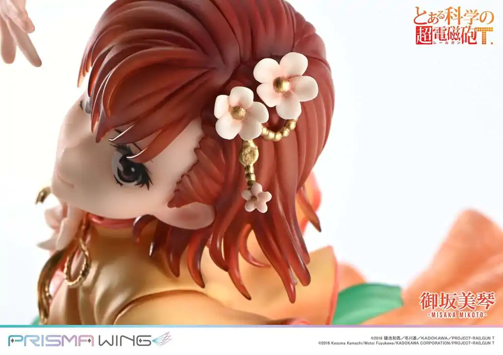 To Aru Kagaku no Railgun Prisma Wing PVC Statue 1/7 Misaka Mikoto Bonus Version 22 cm Produktfoto