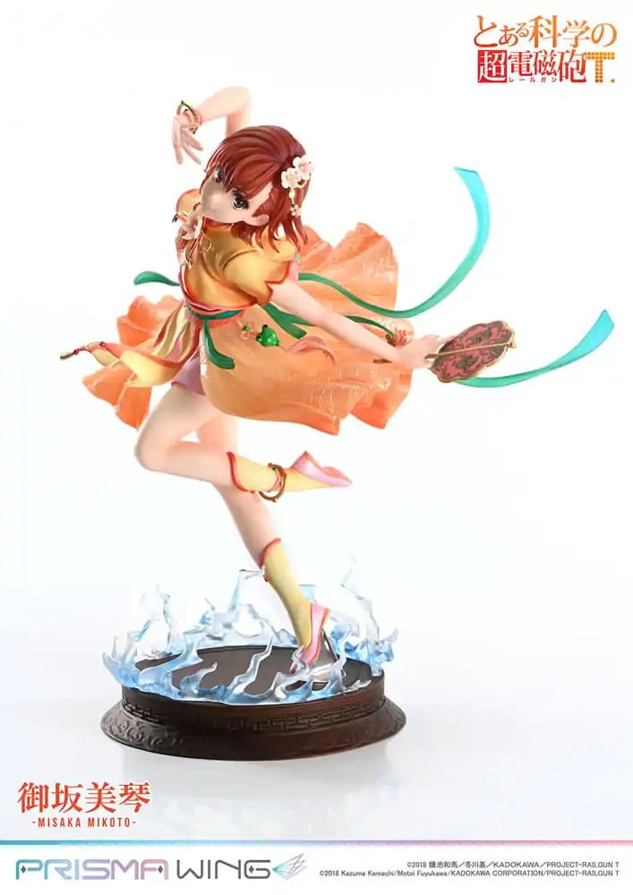 To Aru Kagaku no Railgun Prisma Wing PVC Statue 1/7 Misaka Mikoto Bonus Version 22 cm Produktfoto