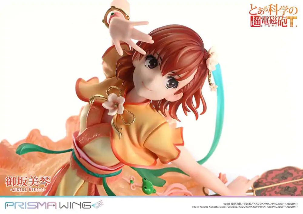 To Aru Kagaku no Railgun Prisma Wing PVC Statue 1/7 Misaka Mikoto Bonus Version 22 cm Produktfoto