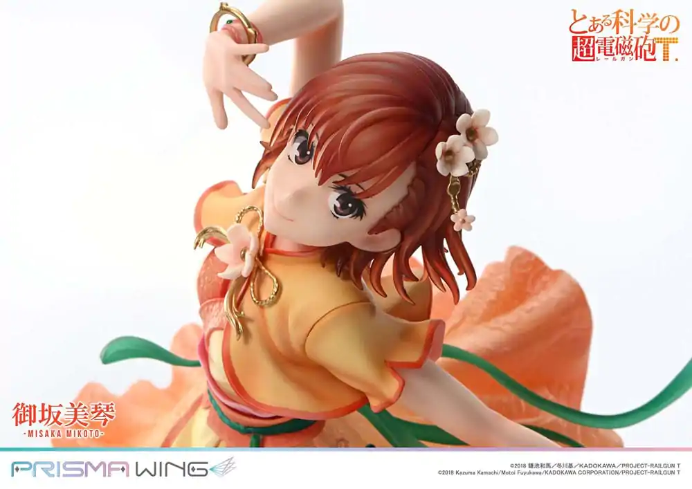 To Aru Kagaku no Railgun Prisma Wing PVC Statue 1/7 Misaka Mikoto Bonus Version 22 cm Produktfoto