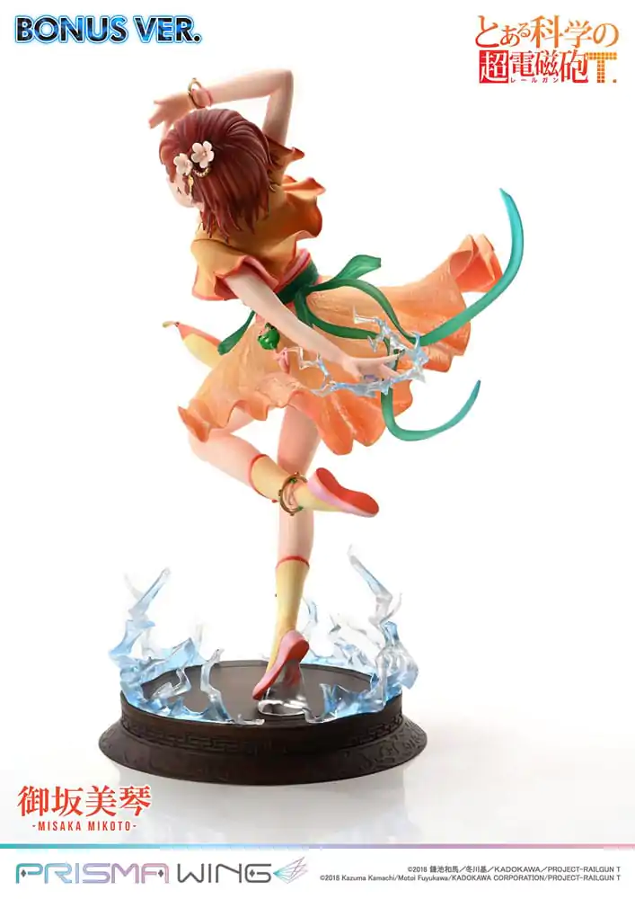 To Aru Kagaku no Railgun Prisma Wing PVC Statue 1/7 Misaka Mikoto Bonus Version 22 cm Produktfoto