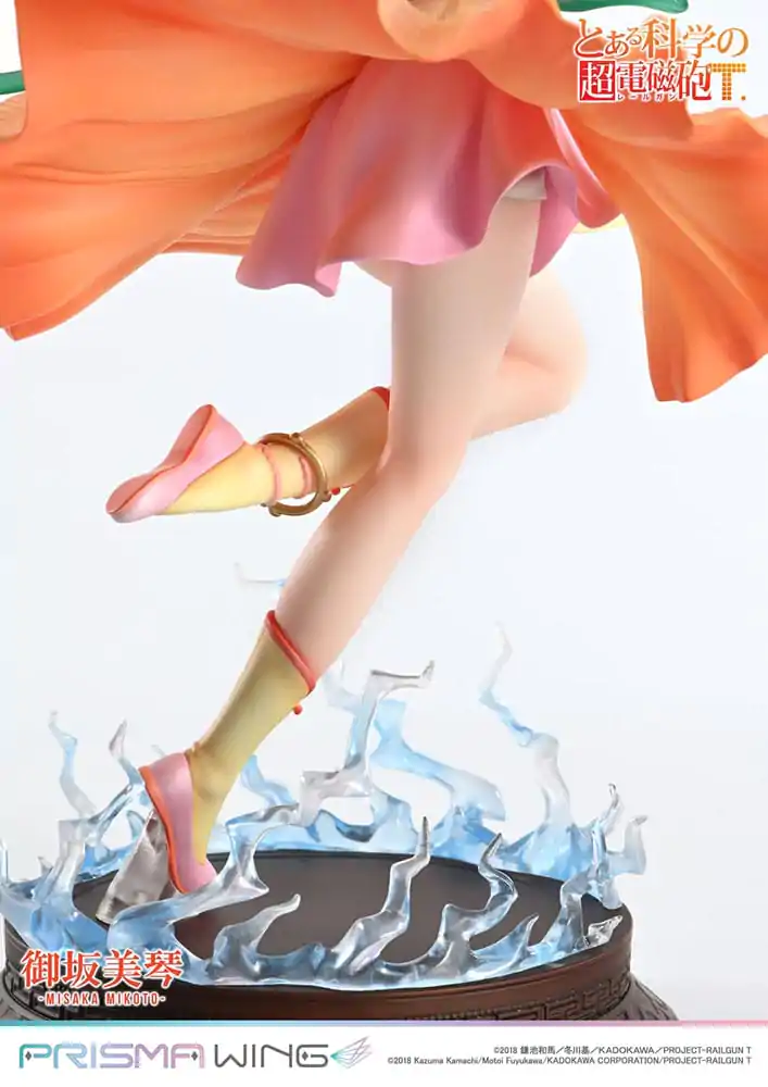 To Aru Kagaku no Railgun Prisma Wing PVC Statue 1/7 Misaka Mikoto Bonus Version 22 cm Produktfoto