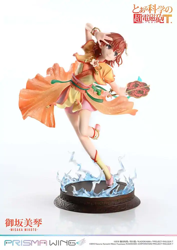 To Aru Kagaku no Railgun Prisma Wing PVC Statue 1/7 Misaka Mikoto Bonus Version 22 cm Produktfoto
