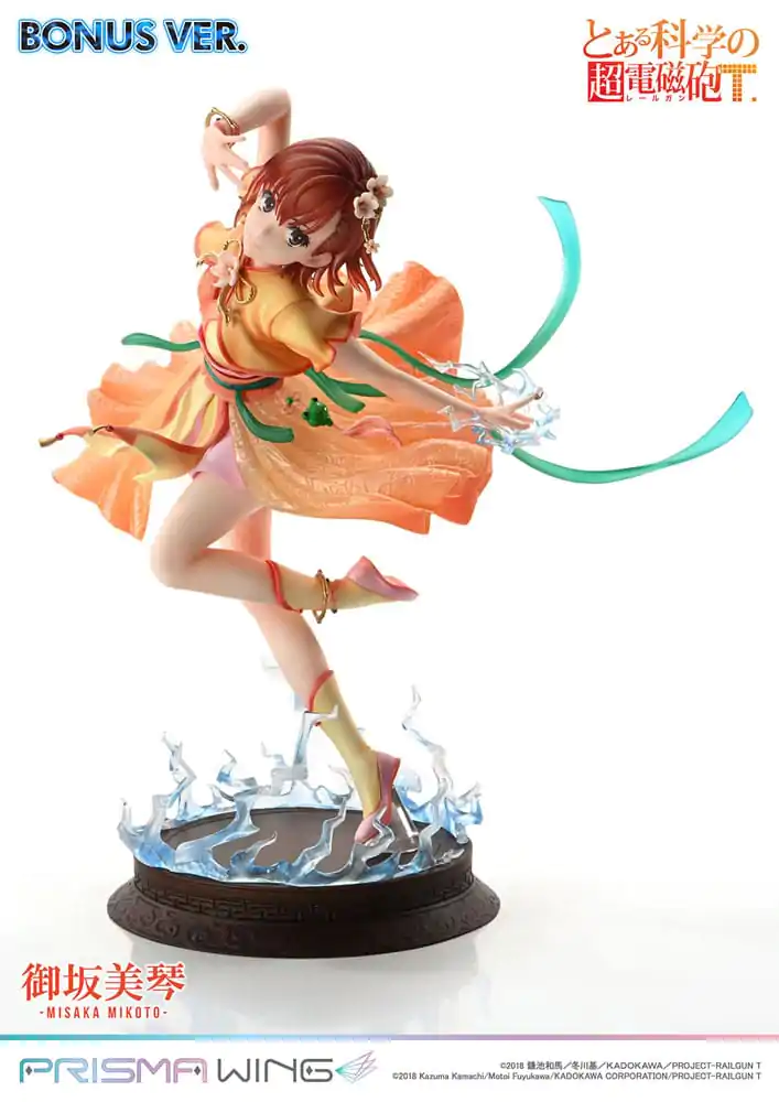 To Aru Kagaku no Railgun Prisma Wing PVC Statue 1/7 Misaka Mikoto Bonus Version 22 cm Produktfoto