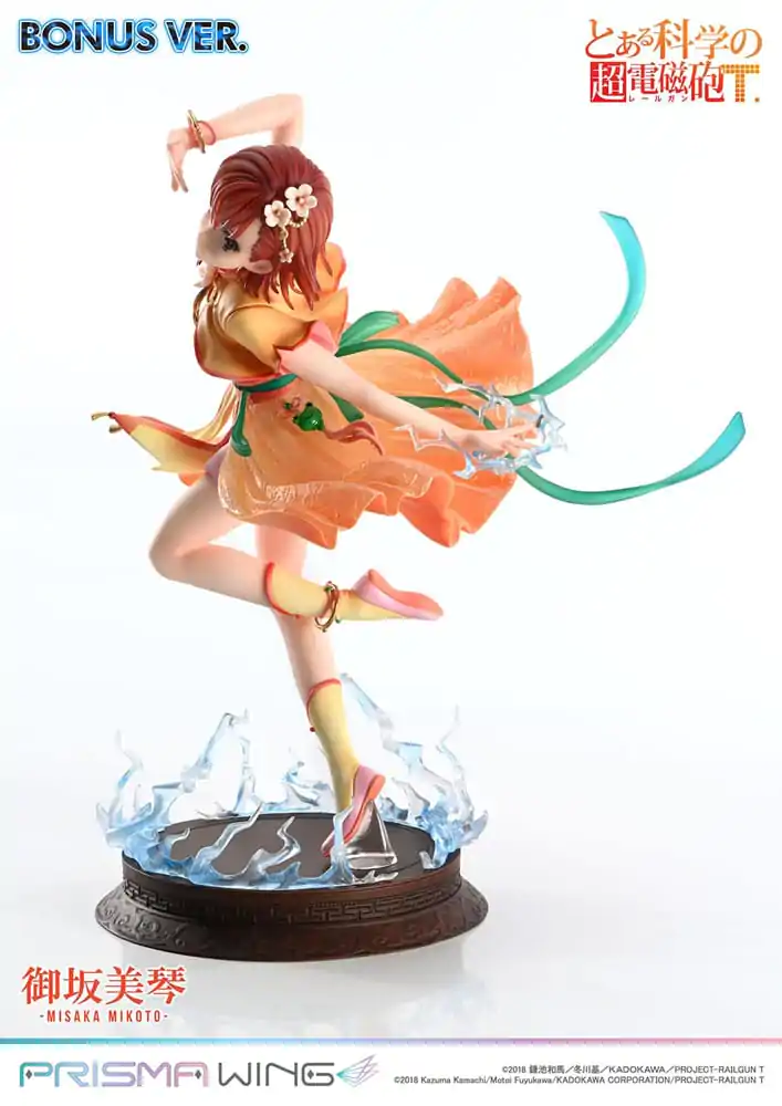 To Aru Kagaku no Railgun Prisma Wing PVC Statue 1/7 Misaka Mikoto Bonus Version 22 cm Produktfoto