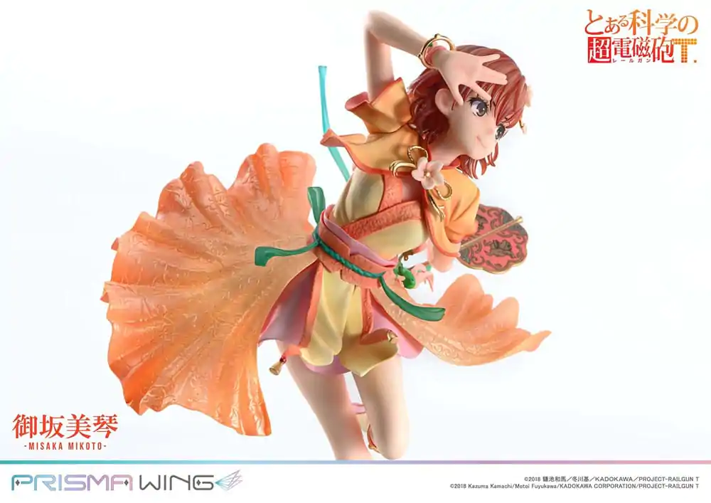 To Aru Kagaku no Railgun Prisma Wing PVC Statue 1/7 Misaka Mikoto Bonus Version 22 cm Produktfoto