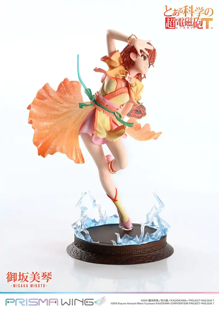 To Aru Kagaku no Railgun Prisma Wing PVC Statue 1/7 Misaka Mikoto Bonus Version 22 cm Produktfoto
