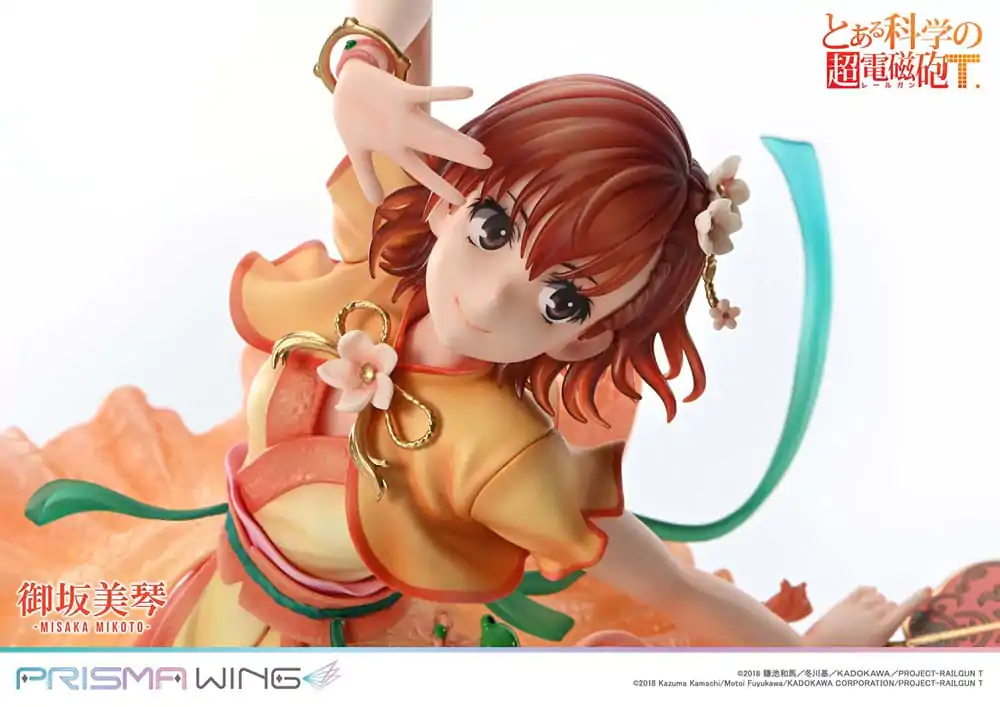 To Aru Kagaku no Railgun Prisma Wing PVC Statue 1/7 Misaka Mikoto Bonus Version 22 cm Produktfoto