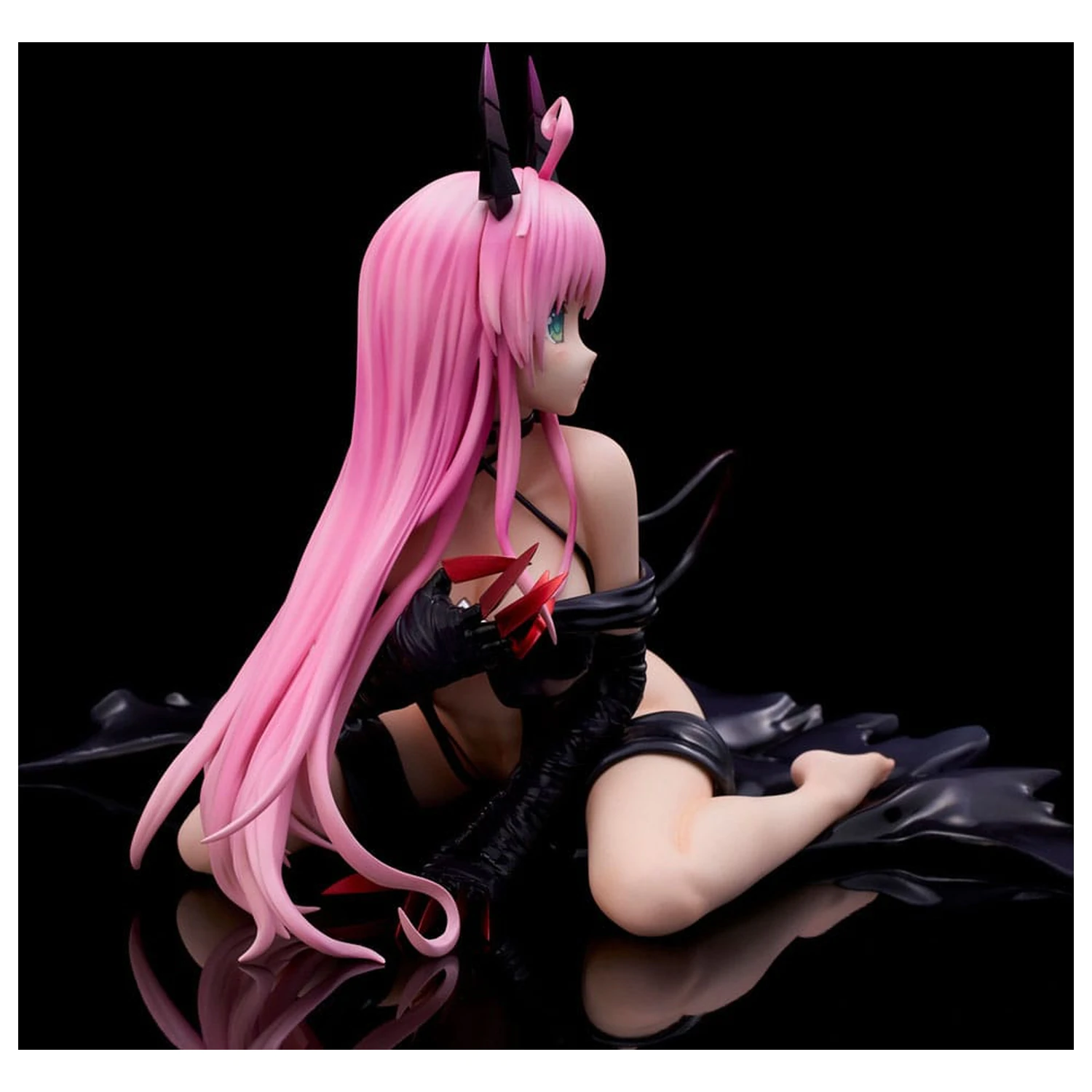 To Love-Ru Darkness Figur aus PVC im Maßstab 1/6 Lala Satalin Deviluke Darkness Ver. Erneuerte Verpackung Edition 15 cm Produktfoto
