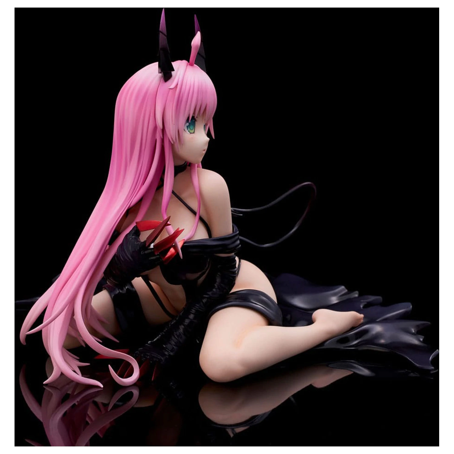 To Love-Ru Darkness Figur aus PVC im Maßstab 1/6 Lala Satalin Deviluke Darkness Ver. Erneuerte Verpackung Edition 15 cm Produktfoto