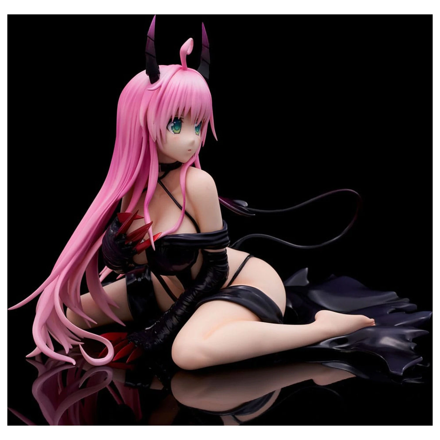 To Love-Ru Darkness Figur aus PVC im Maßstab 1/6 Lala Satalin Deviluke Darkness Ver. Erneuerte Verpackung Edition 15 cm Produktfoto