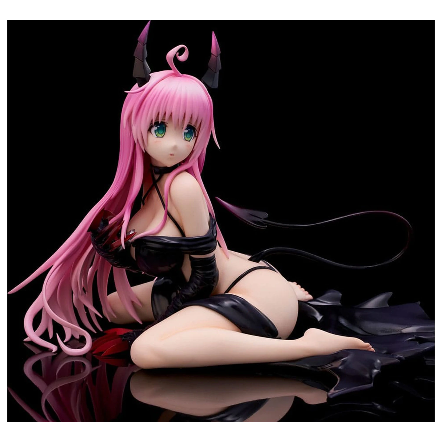 To Love-Ru Darkness Figur aus PVC im Maßstab 1/6 Lala Satalin Deviluke Darkness Ver. Erneuerte Verpackung Edition 15 cm Produktfoto