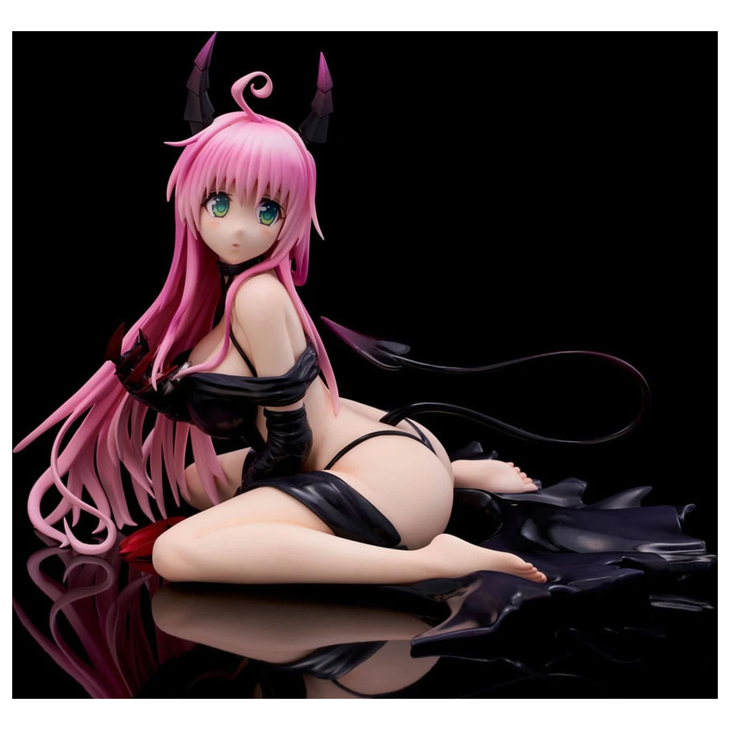 To Love-Ru Darkness Figur aus PVC im Maßstab 1/6 Lala Satalin Deviluke Darkness Ver. Erneuerte Verpackung Edition 15 cm Produktfoto