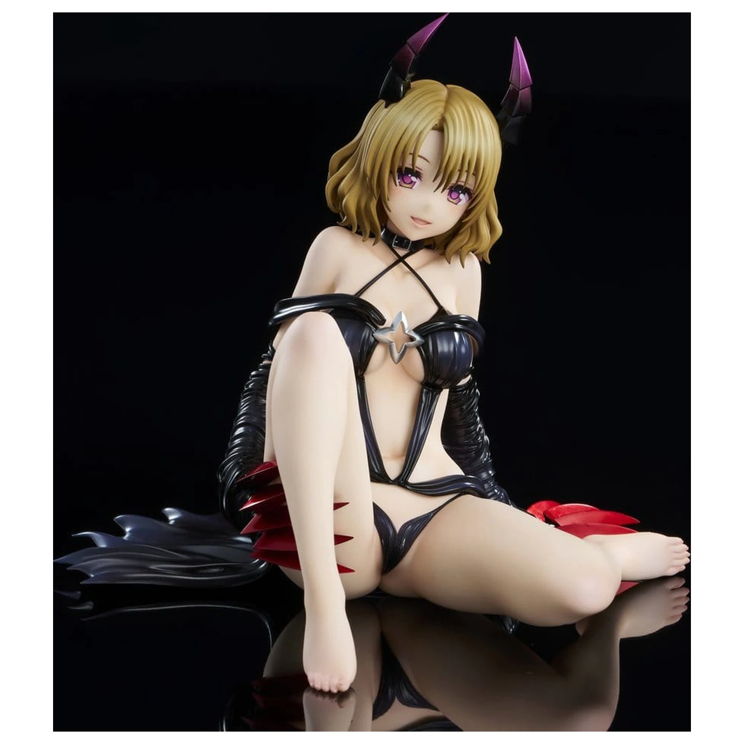 To Love Ru Darkness PVC Figur 1/6 Risa Momioka Darkness Ver. 15 cm Produktfoto