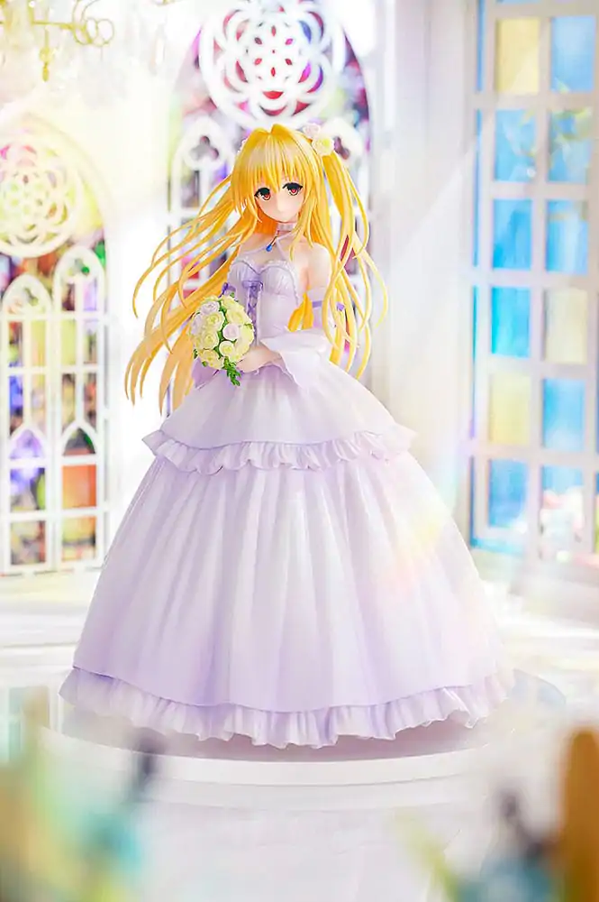 To Love-Ru Darkness PVC Statue 1/7 Golden Darkness Wedding Dress Ver. 23 cm termékfotó