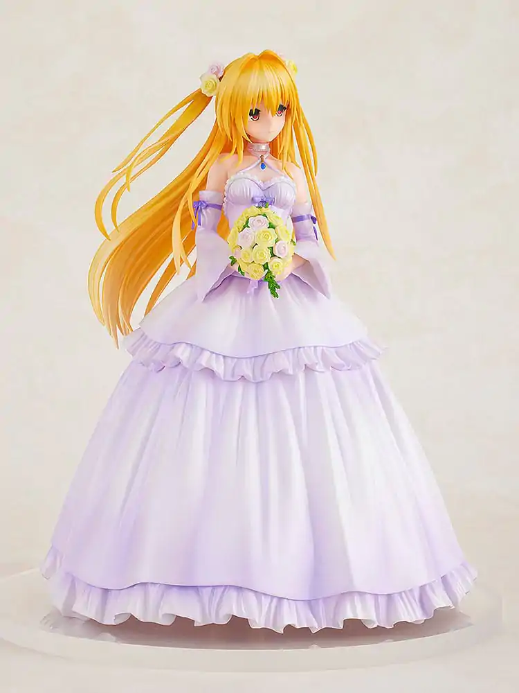 To Love-Ru Darkness PVC Statue 1/7 Golden Darkness Wedding Dress Ver. 23 cm termékfotó