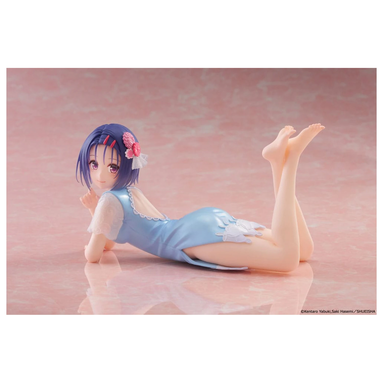 To Love-Ru Darkness PVC Statue Schreibtisch Süße Figur Haruna Sairenji (China Dress Ver.) 13 cm Produktfoto