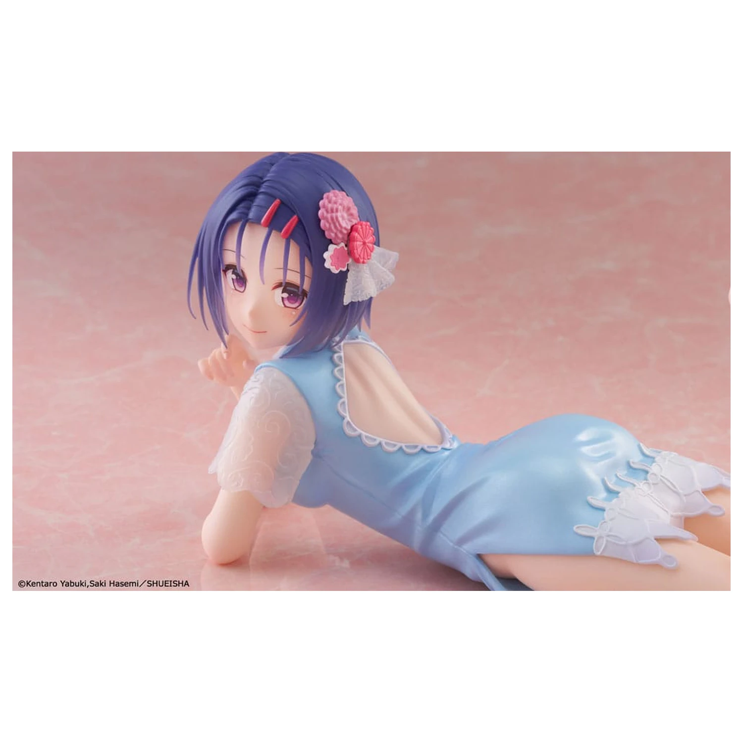 To Love-Ru Darkness PVC Statue Schreibtisch Süße Figur Haruna Sairenji (China Dress Ver.) 13 cm Produktfoto