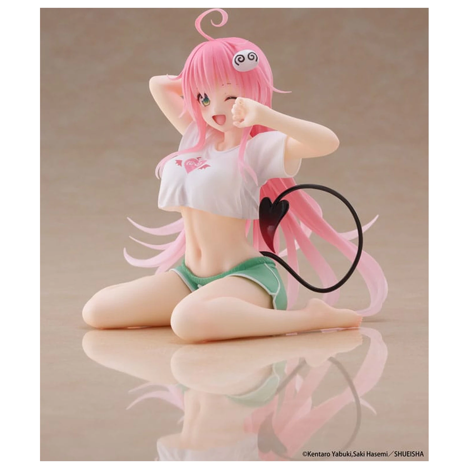 To Love-Ru Darkness PVC Statue Schreibtisch Süße Figur Lala Roomwear Ver. 13 cm Produktfoto