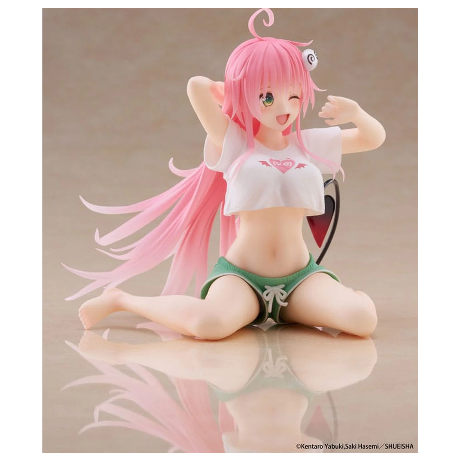 To Love-Ru Darkness PVC Statue Schreibtisch Süße Figur Lala Roomwear Ver. 13 cm Produktfoto
