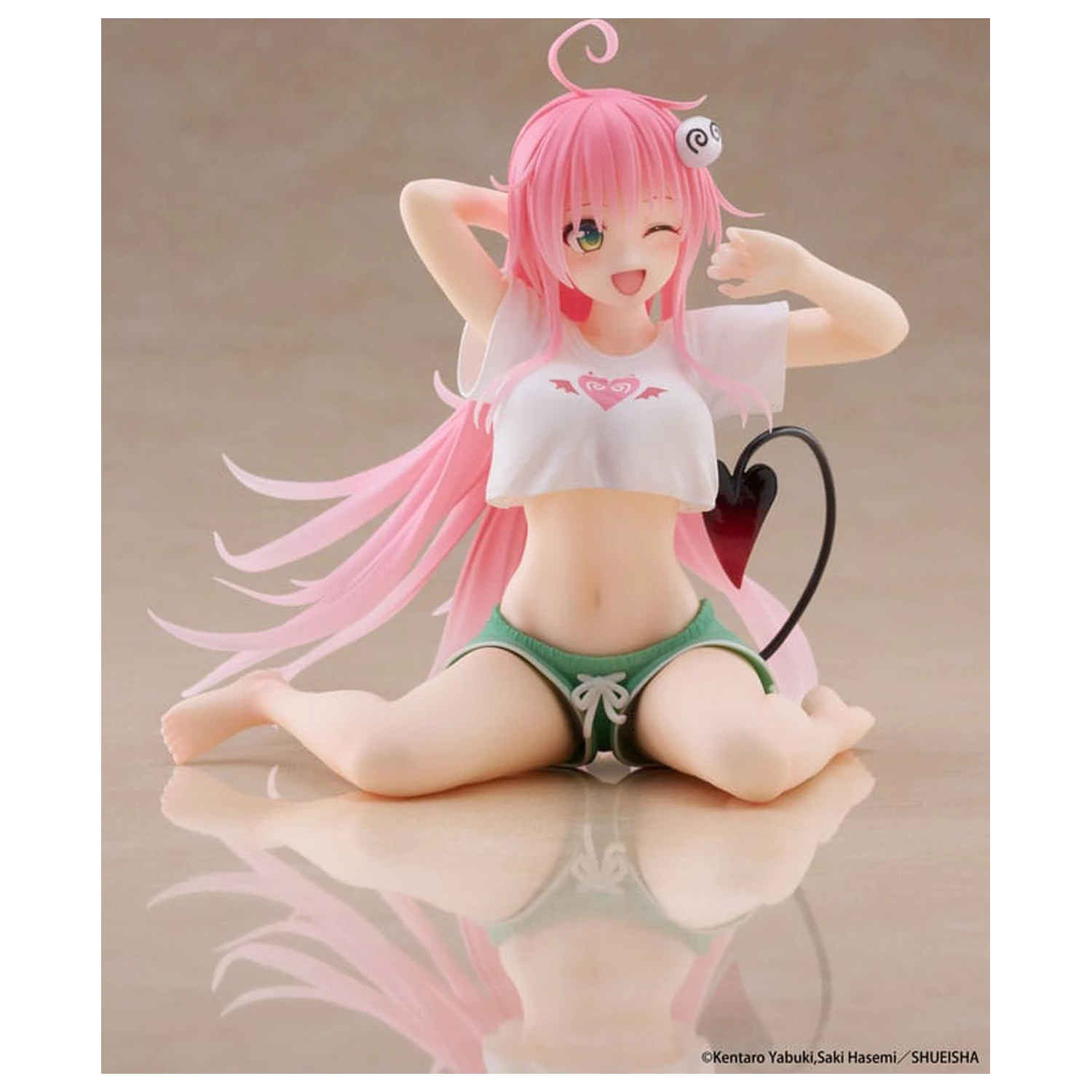 To Love-Ru Darkness PVC Statue Schreibtisch Süße Figur Lala Roomwear Ver. 13 cm Produktfoto
