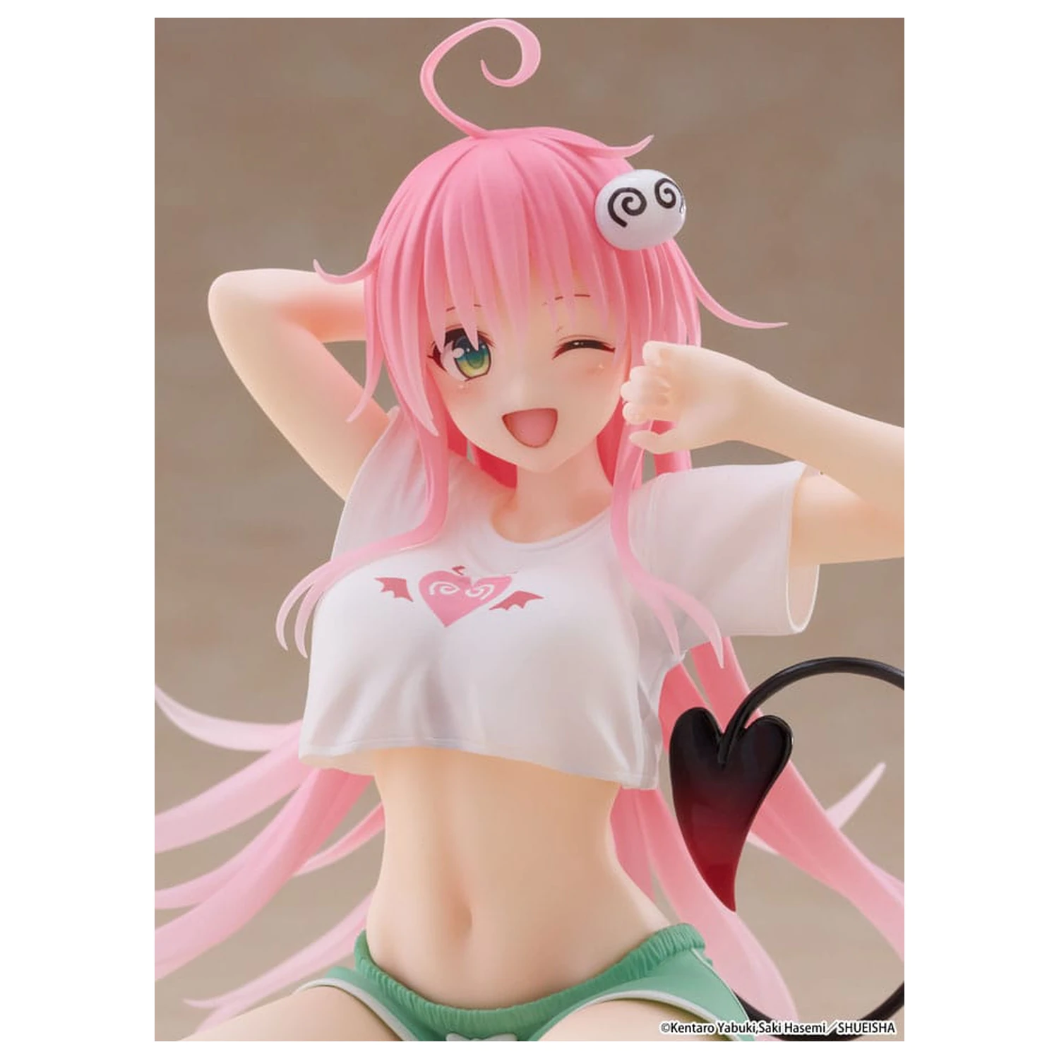 To Love-Ru Darkness PVC Statue Schreibtisch Süße Figur Lala Roomwear Ver. 13 cm Produktfoto