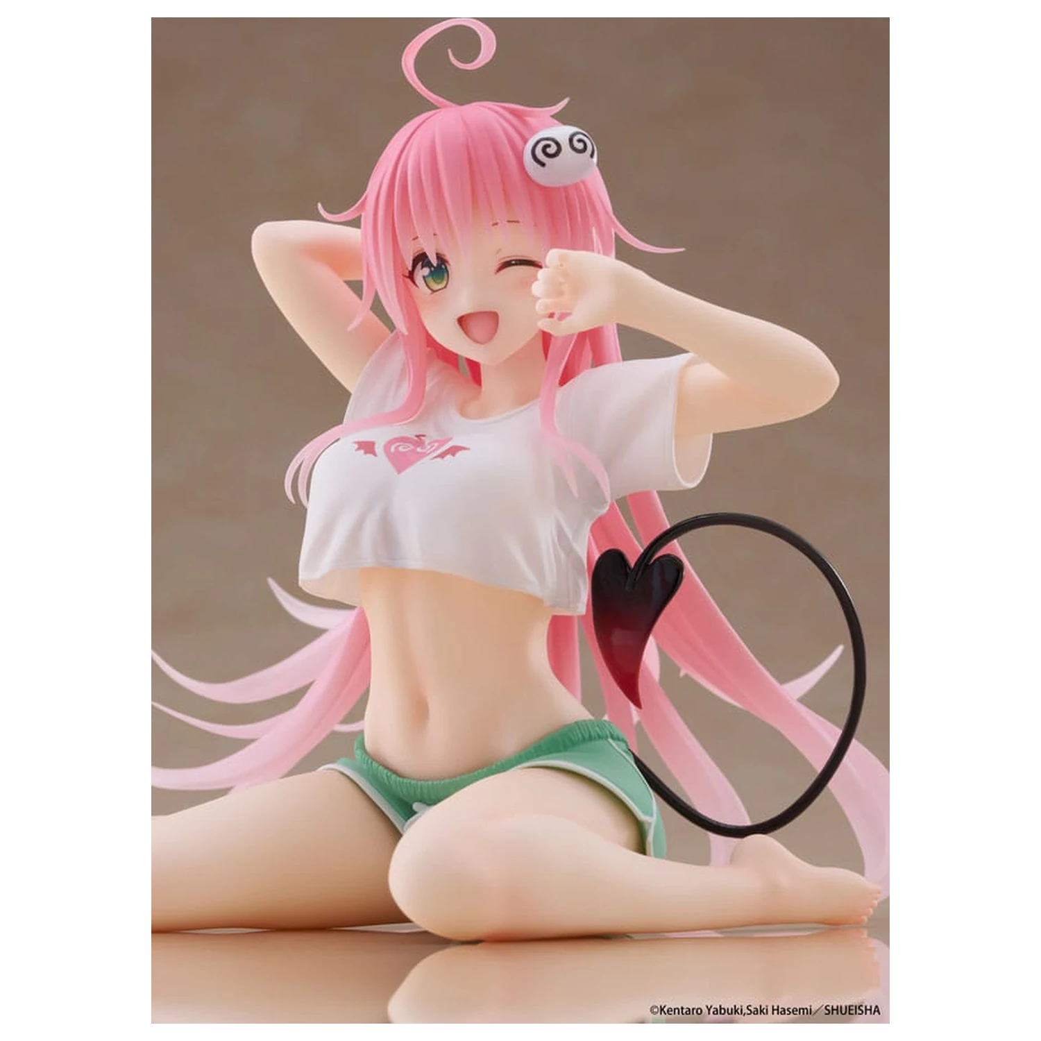 To Love-Ru Darkness PVC Statue Schreibtisch Süße Figur Lala Roomwear Ver. 13 cm Produktfoto