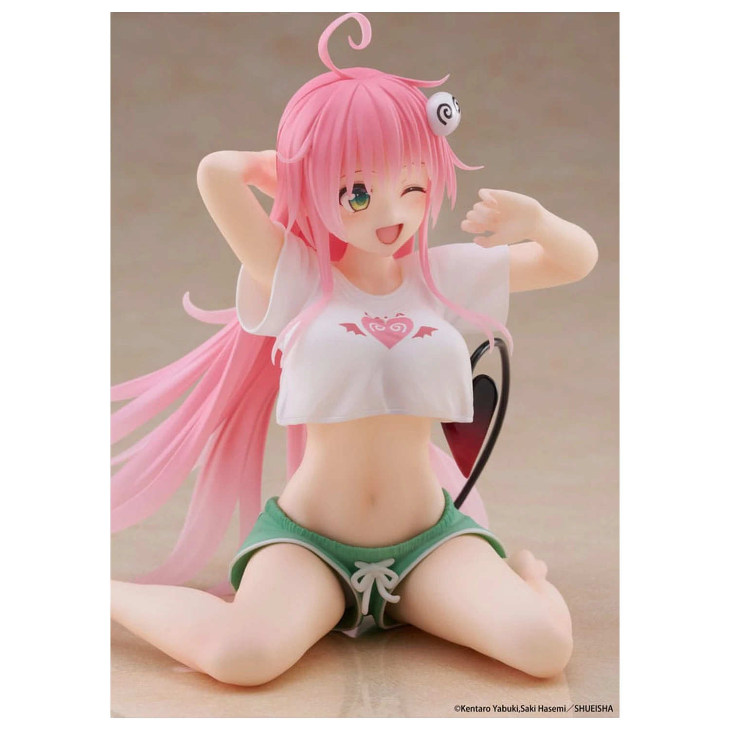 To Love-Ru Darkness PVC Statue Schreibtisch Süße Figur Lala Roomwear Ver. 13 cm Produktfoto