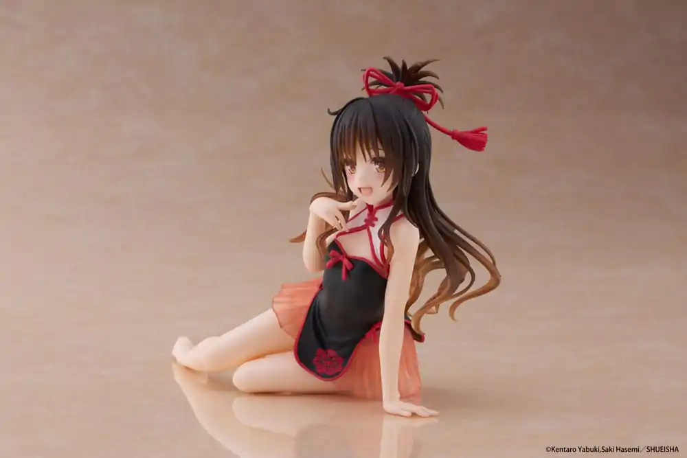 To Love-Ru Darkness PVC Statue Schreibtisch Süße Figur Mikan Yuki Chinese Dress Ver. 13 cm Produktfoto