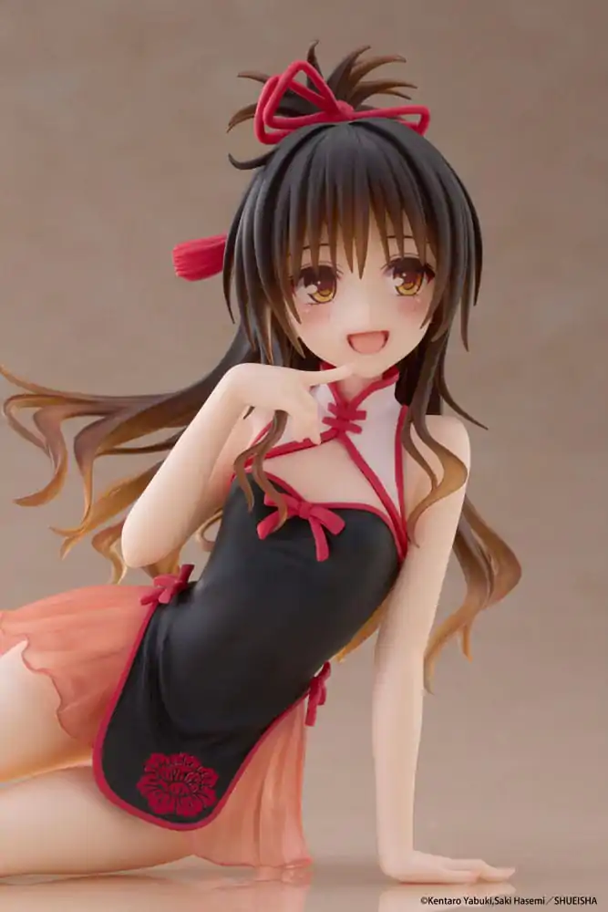 To Love-Ru Darkness PVC Statue Schreibtisch Süße Figur Mikan Yuki Chinese Dress Ver. 13 cm Produktfoto