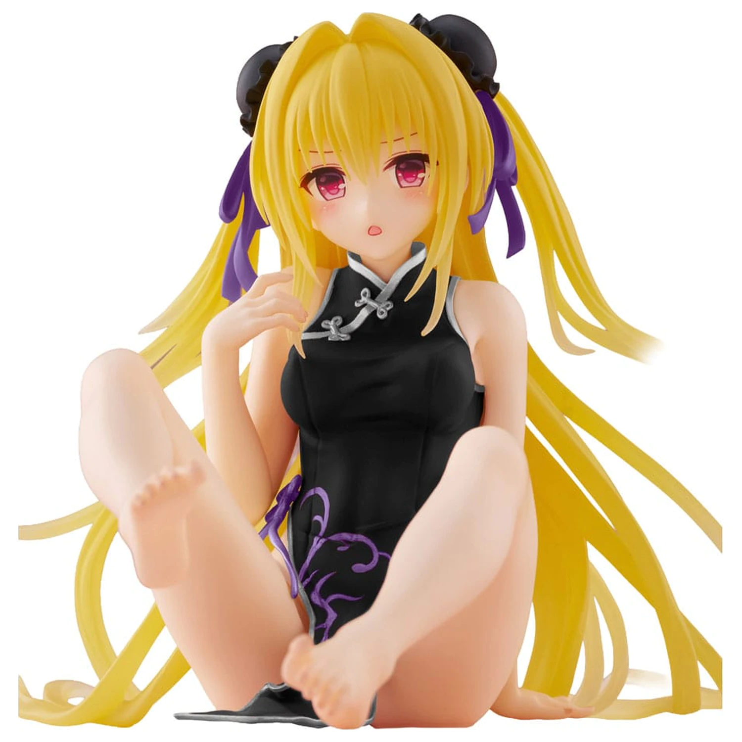 To Love-Ru Darkness PVC Statue Schreibtisch Süße Figur Golden Darkness (China Dress Ver.) Renewal 13 cm Produktfoto