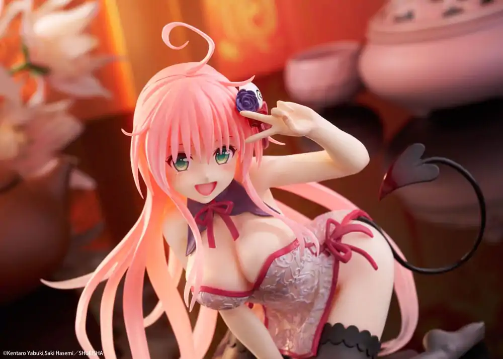 To Love-Ru Darkness PVC Statue Desktop Cute Figure Lala Chinese Dress Ver. 13 cm Produktfoto