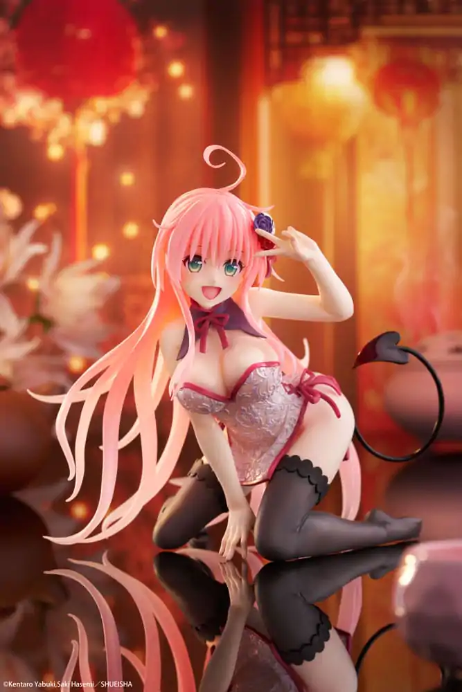 To Love-Ru Darkness PVC Statue Desktop Cute Figure Lala Chinese Dress Ver. 13 cm Produktfoto
