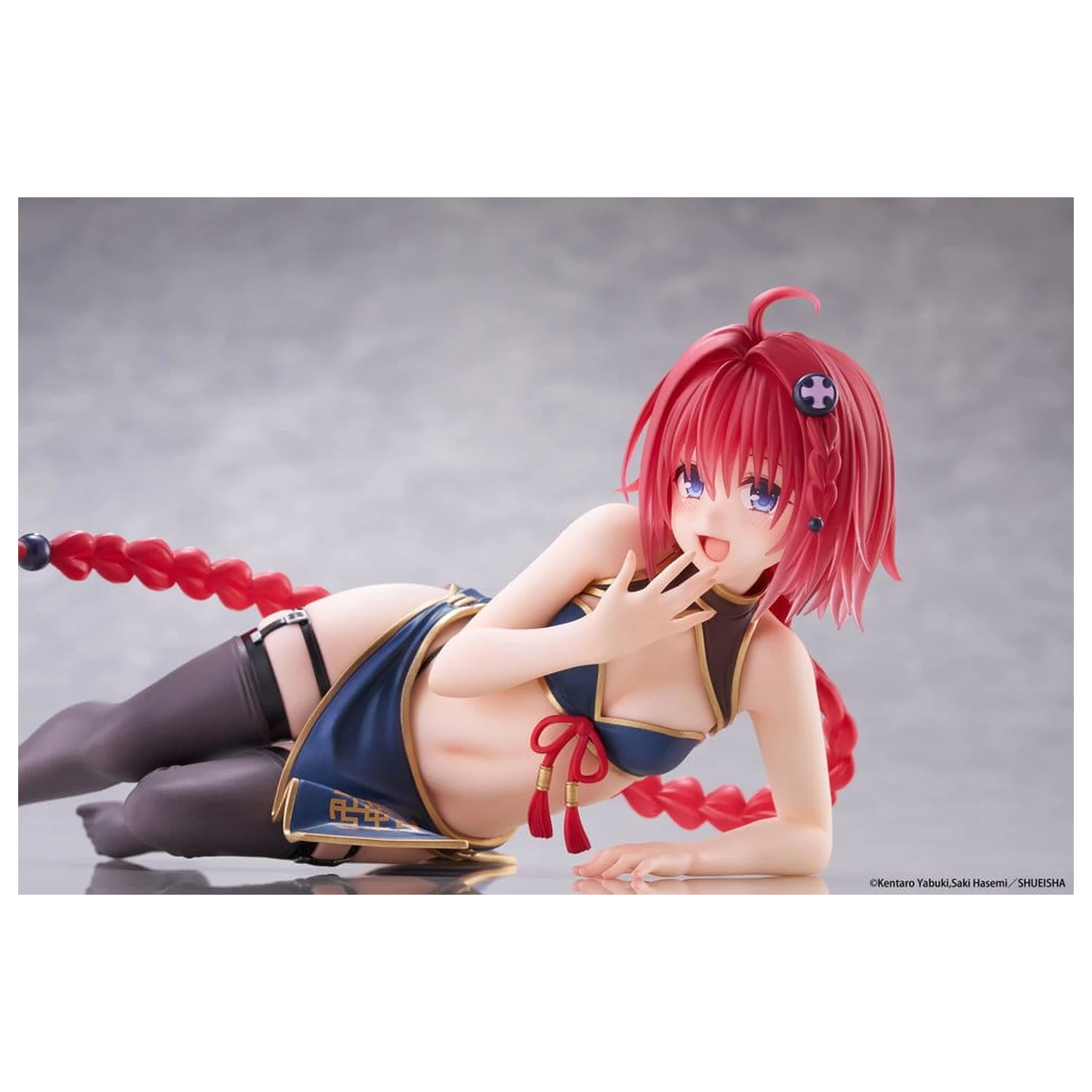 To Love-Ru Darkness Desktop Cute PVC Figur Mea Kurosaki (Chinese Dress Ver.) 13 cm Produktfoto