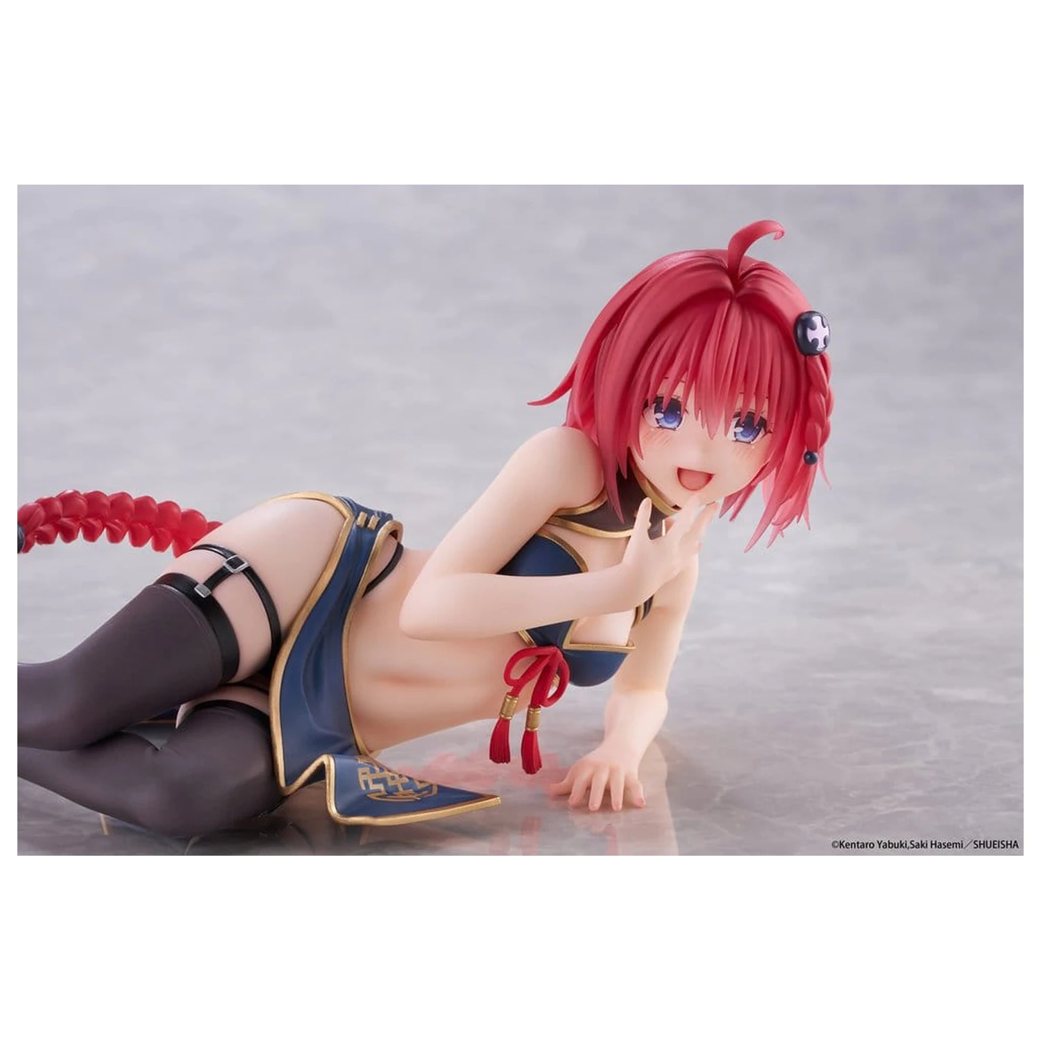 To Love-Ru Darkness Desktop Cute PVC Figur Mea Kurosaki (Chinese Dress Ver.) 13 cm Produktfoto