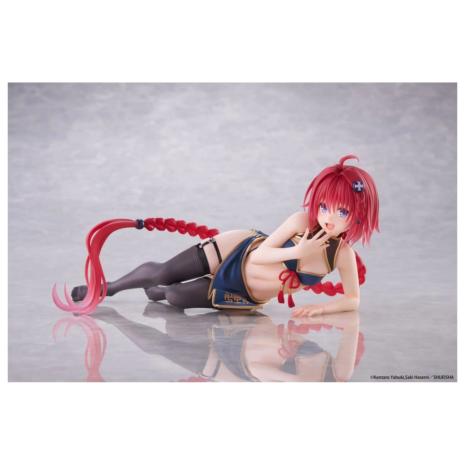 To Love-Ru Darkness Desktop Cute PVC Figur Mea Kurosaki (Chinese Dress Ver.) 13 cm Produktfoto