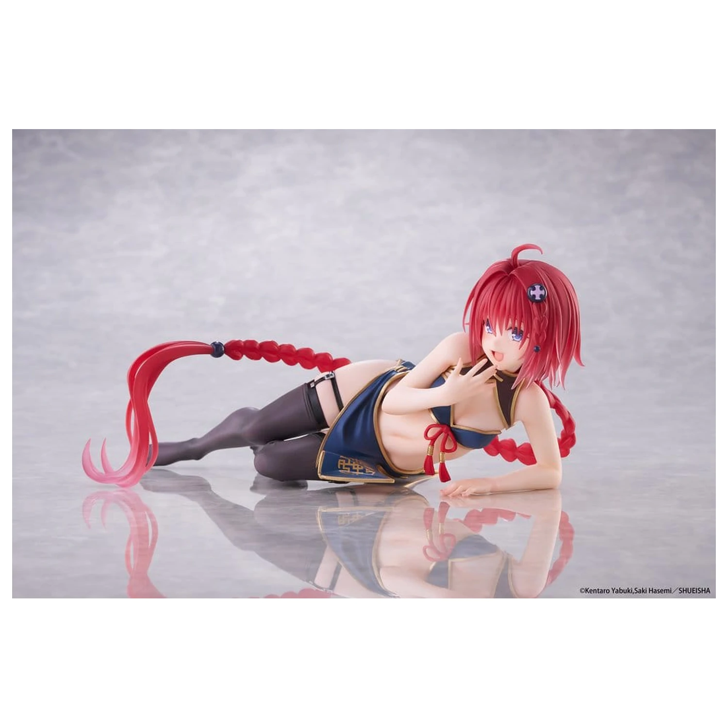 To Love-Ru Darkness Desktop Cute PVC Figur Mea Kurosaki (Chinese Dress Ver.) 13 cm Produktfoto