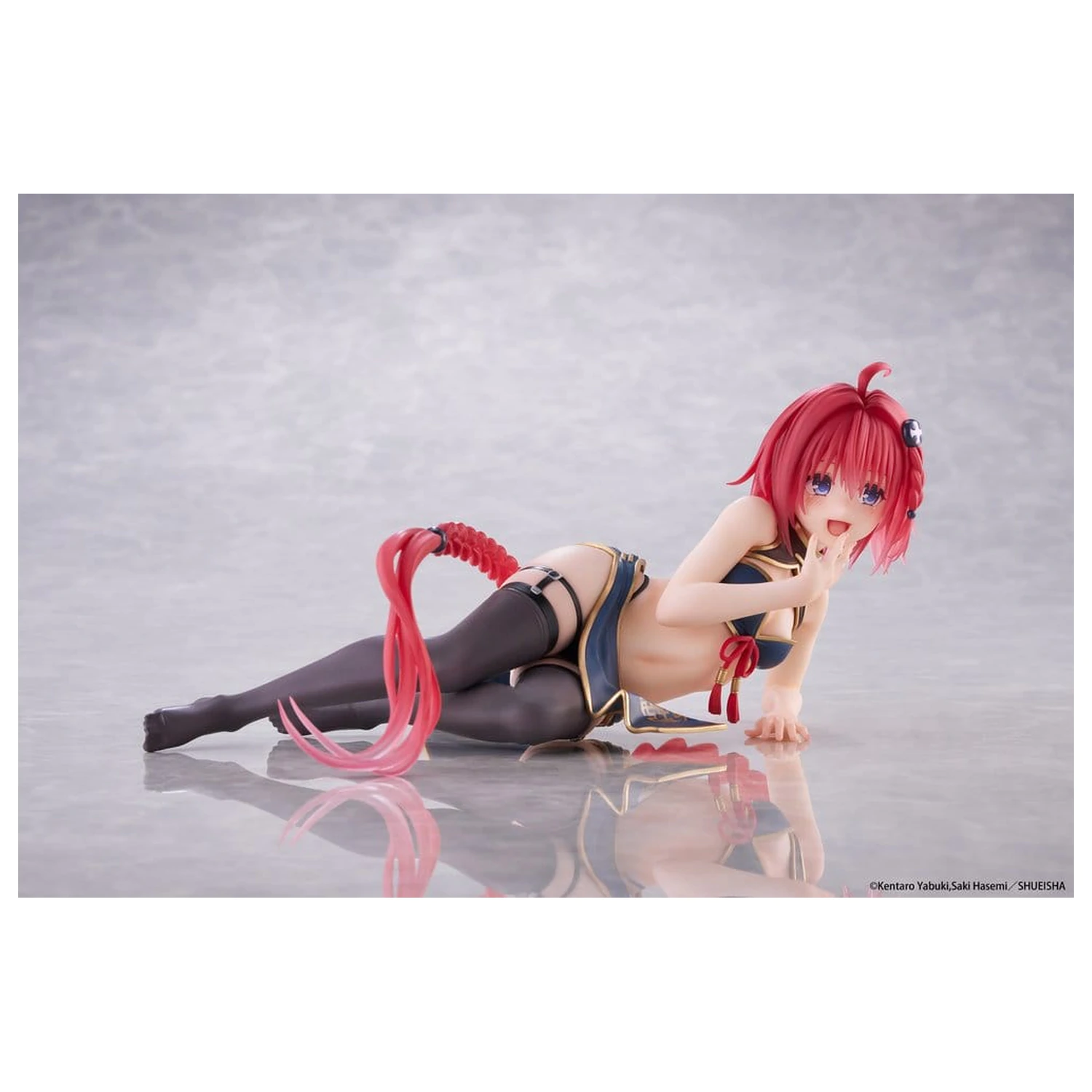 To Love-Ru Darkness Desktop Cute PVC Figur Mea Kurosaki (Chinese Dress Ver.) 13 cm Produktfoto