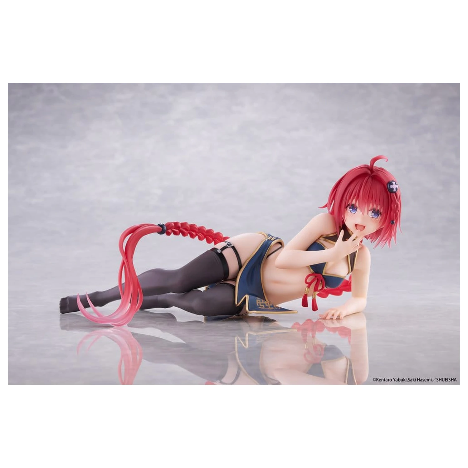 To Love-Ru Darkness Desktop Cute PVC Figur Mea Kurosaki (Chinese Dress Ver.) 13 cm Produktfoto