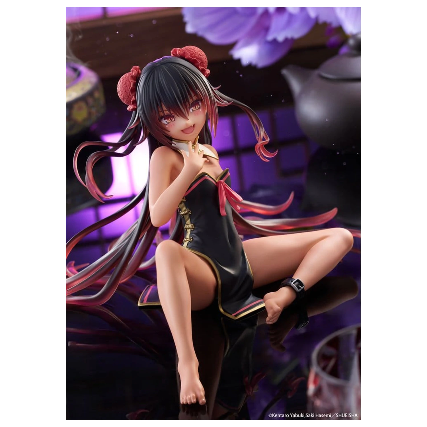 To Love-Ru Darkness Desktop Cute PVC Figur Nemesis (Chinese Dress Ver.) 13 cm Produktfoto