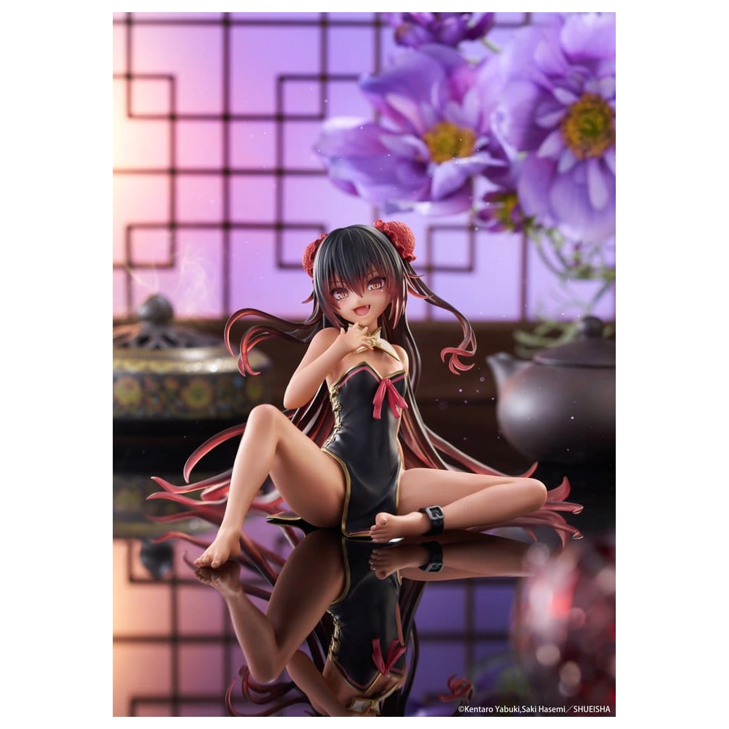 To Love-Ru Darkness Desktop Cute PVC Figur Nemesis (Chinese Dress Ver.) 13 cm Produktfoto