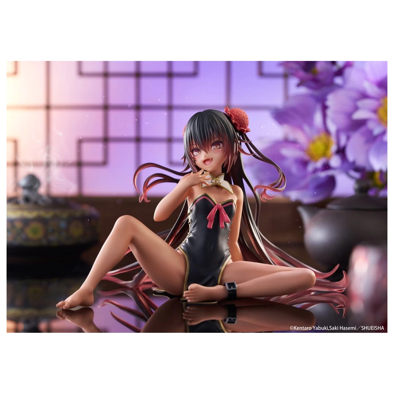 To Love-Ru Darkness Desktop Cute PVC Figur Nemesis (Chinese Dress Ver.) 13 cm Produktfoto