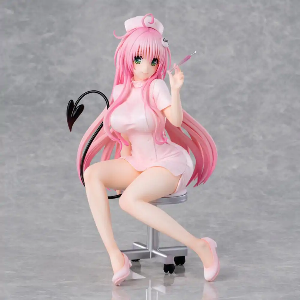 To Love-Ru Darkness Statue PVC Lara Satalin Deviluke Nurse Cos 26 cm termékfotó