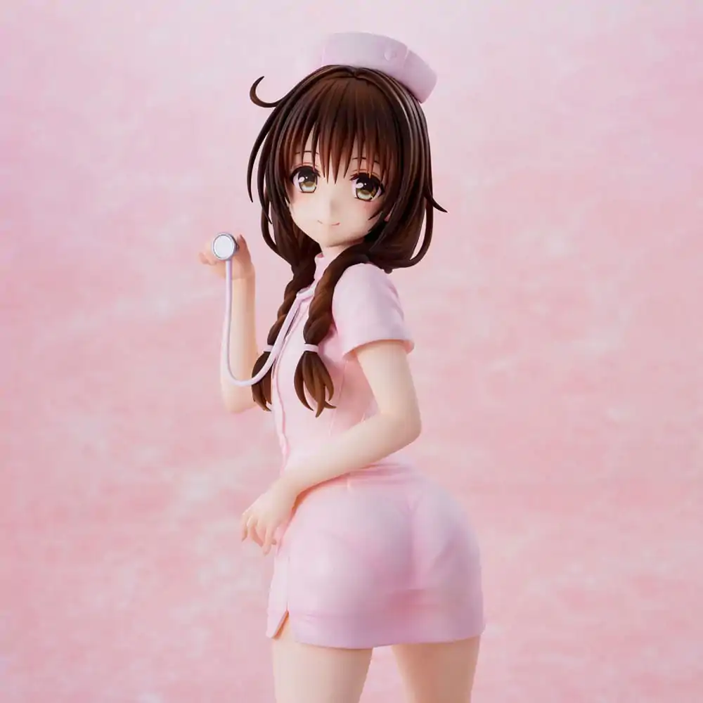 To Love-Ru Darkness Statue PVC Mikan Yuki Nurse Cos 25 cm termékfotó
