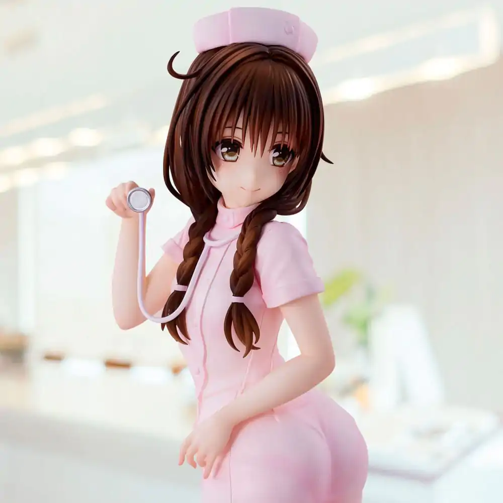 To Love-Ru Darkness Statue PVC Mikan Yuki Nurse Cos 25 cm termékfotó