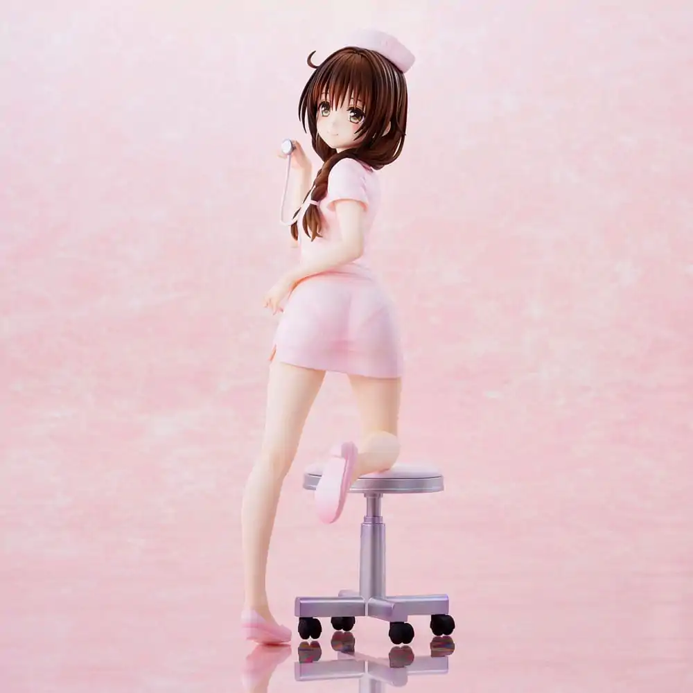 To Love-Ru Darkness Statue PVC Mikan Yuki Nurse Cos 25 cm termékfotó