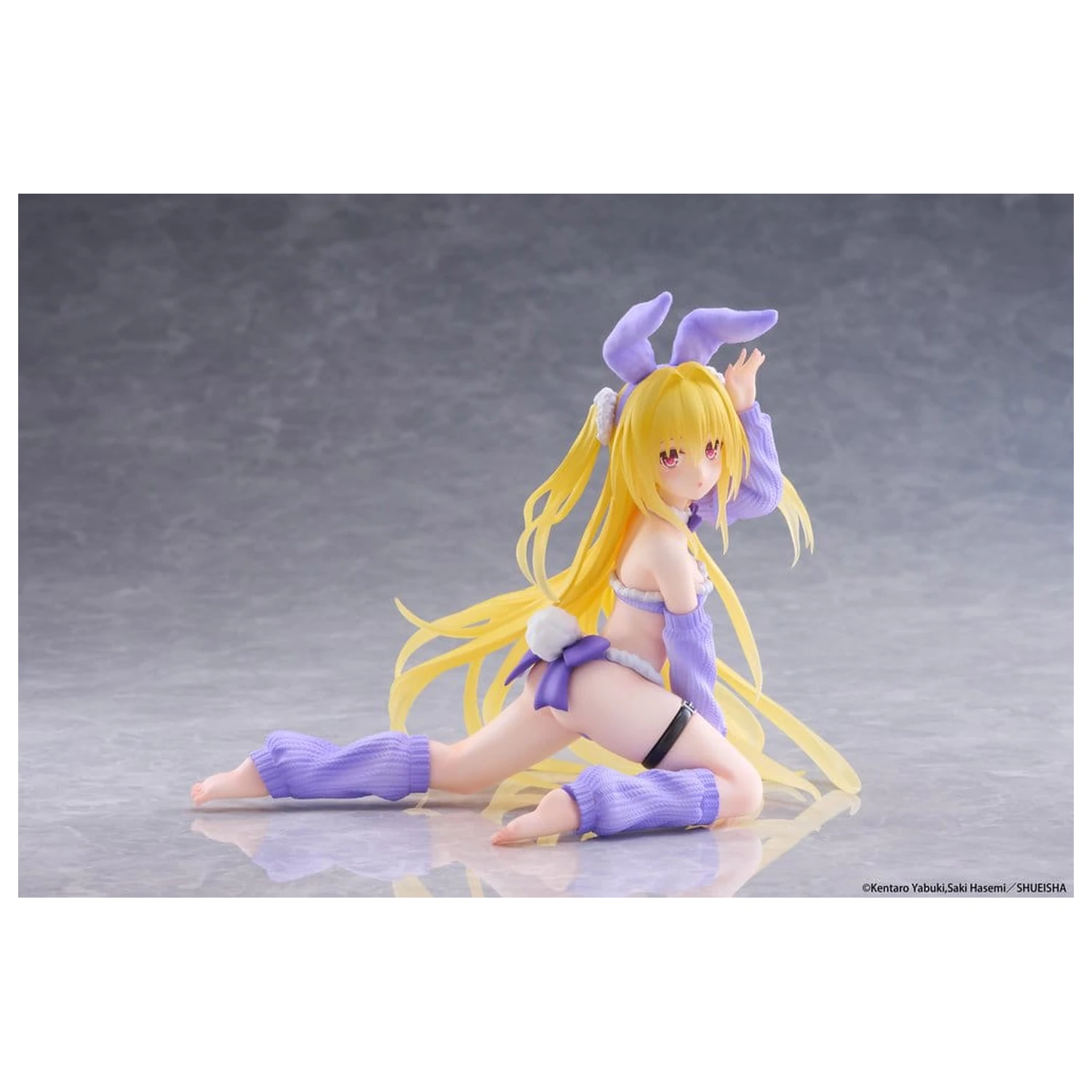 To Love-Ru Darkness MOFLOCK PVC Figur Golden Darkness (Fluffy Bunny Ver.) 13 Zentimeter Produktfoto