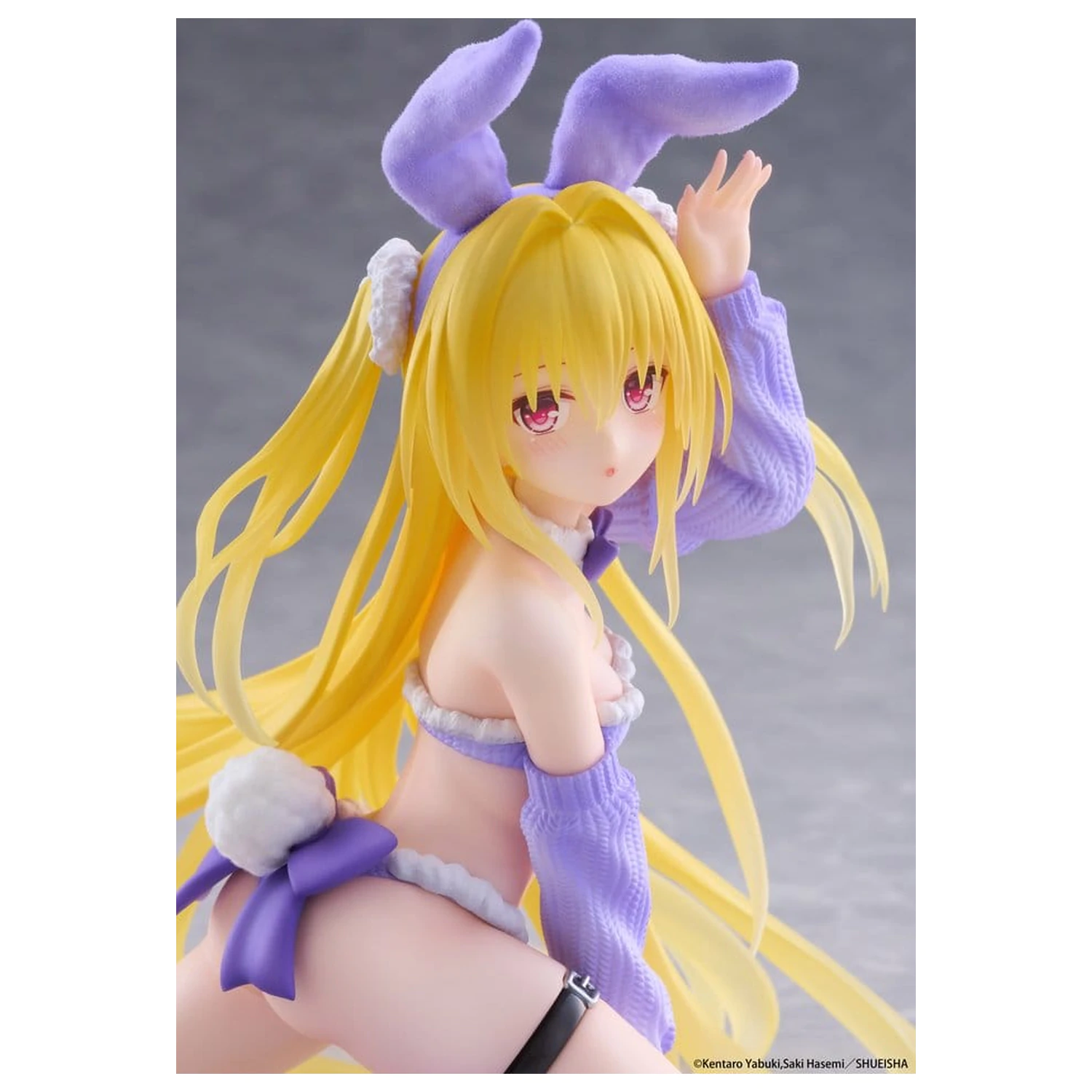 To Love-Ru Darkness MOFLOCK PVC Figur Golden Darkness (Fluffy Bunny Ver.) 13 Zentimeter Produktfoto
